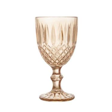 Imagem de Taça para Água Greek 320ml Âmbar Metalizado Vidro Wolff