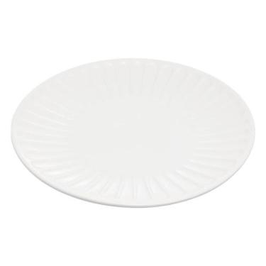 Imagem de 2 Pratos Wolff Colibri para Sobemesa de Cerâmica Branco 19cm