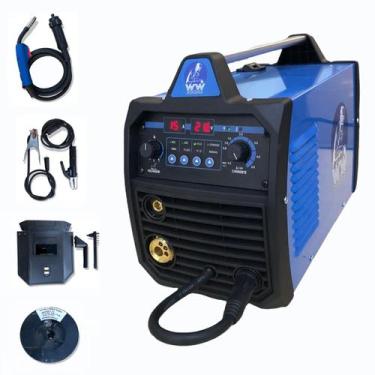 Imagem de Inversora 150A - Mig com e sem Gás, Tig e MMA - 5608777, AZUL, BIVOLT