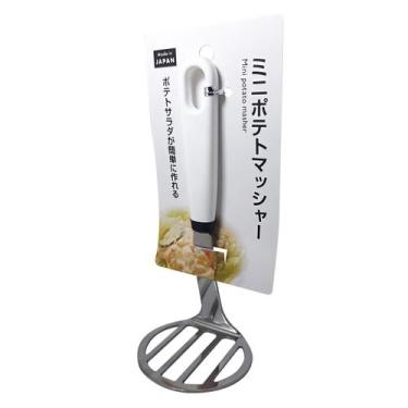 Imagem de Mini Amassador De Batatas Legumes Branco Aço inox Japão - Echo