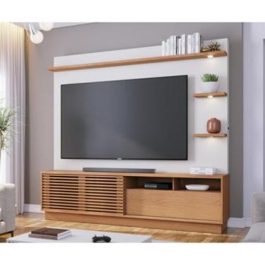 Imagem de Home Theater Campeche Freijó/Off White Matte 2.0 Cod: 250.082 - Colibr
