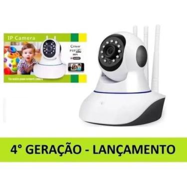 Imagem de Babá Eletrônica Wifi Sem Fio Visão Noturna Microfone Hd Ip Infantil gi