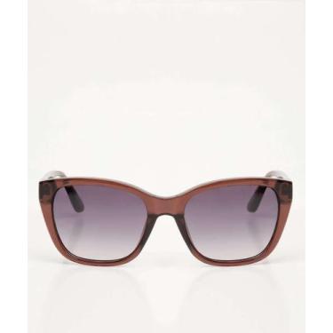 Imagem de Óculos de Sol Feminino Gateado Marisa-52112, UN, Marrom