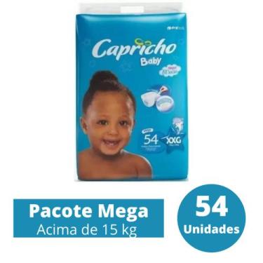Imagem de Fralda Capricho Baby Mega 1 Pacote Tamanho XXG 54 Unidades