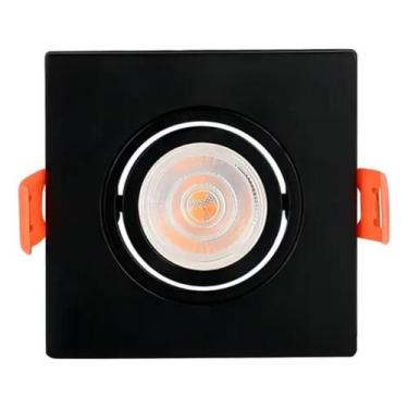 Imagem de Spot De Embutir Plano Mbled Mr11 Quadrado Preto - MB LED