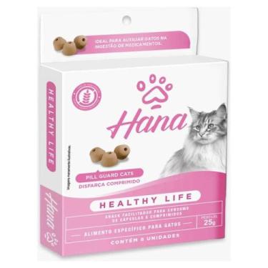 Imagem de Snack Hana Healthy Life Pill Disfarça Comprimido para Gatos 25g - HANA