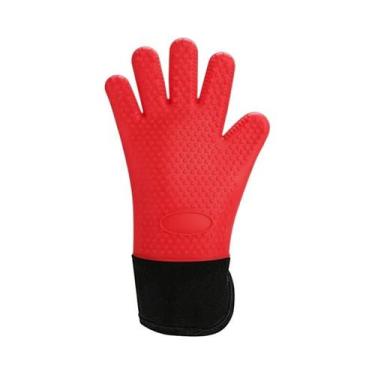 Imagem de Luvas De Silicone Resistentes Ao Calor Para Cozinha, Churrasco, Grelha