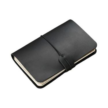 Imagem de Diário De Viagem Vintage Em Couro Recarregável Com Papel Inserível Par