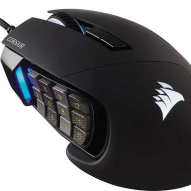 Imagem de Mouse Com Fio Corsair Scimitar Elite Preto Rgb, 18.000dp