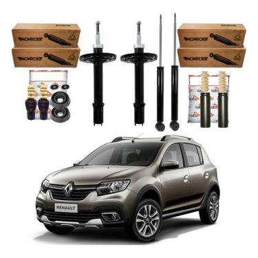 Imagem de Kit Amortecedor Dianteiro Traseiro Sandero 1.6 2020 A 2022 - Monroe