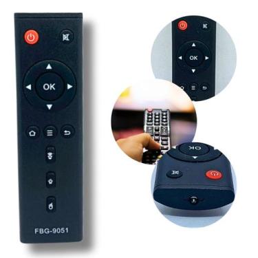 Imagem de Controle Remoto Compatível com TVs Android Box Modelo FBG 9051 - FBG C