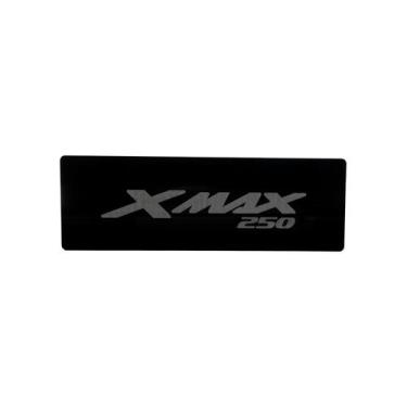 Imagem de Divisória em Acrílico Azul Baú Yamaha Xmax 250 Grande - Jaspe Ateliê, 