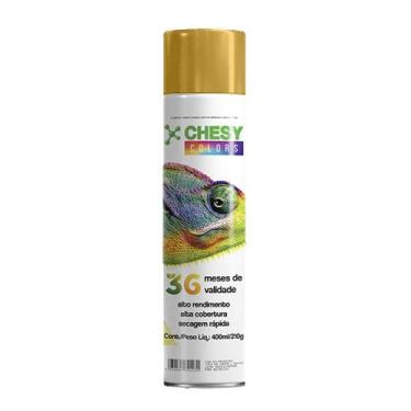 Imagem de Tinta Spray Chesy 400ml  Metálica -, OURO