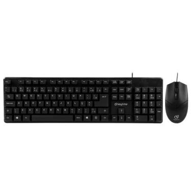 Imagem de Kit Teclado e Mouse Keytime Office Minimal com Fio KYT00015