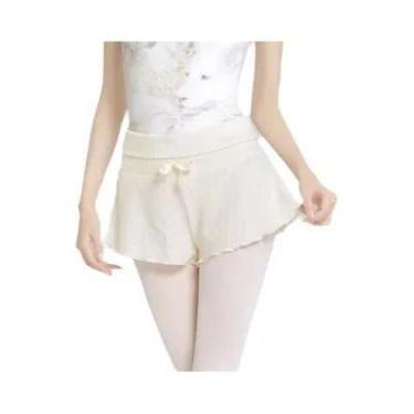 Imagem de Shorts De Dança De Cintura Alta Com Renda Para Mulheres E Meninas, Ide
