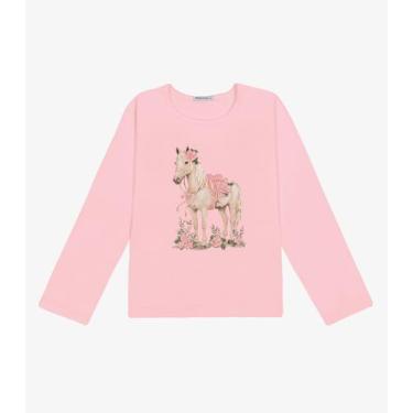 Imagem de Blusa Feminina Infantil Manga Longa Trick Nick Rosa, 6, Rosa
