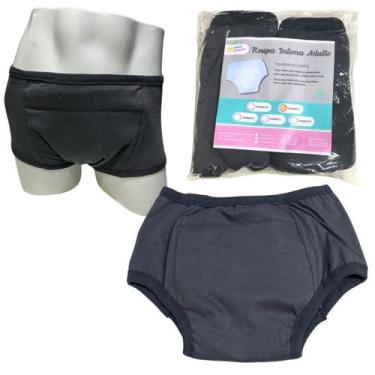 Imagem de Roupa Íntima Adulto Fralda Unisex Segura Escape Urina 2un CH - Minha E