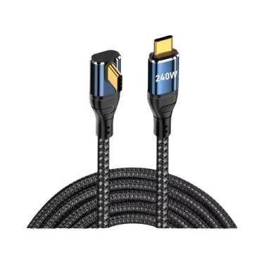 Imagem de Cabo USB Tipo C Super Rápido De 240W Para iPhone 15 pro Max, MacBook, 