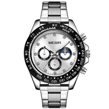 Imagem de Relógio de Quartzo Masculino Simples e Elegante Multifuncional à Prova d`Água