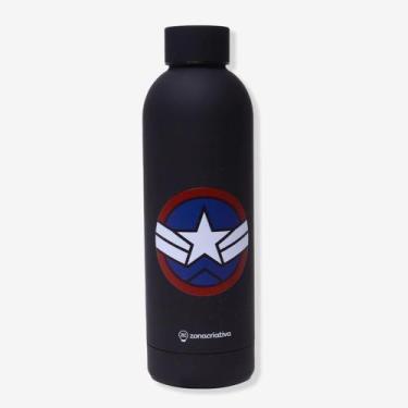 Imagem de Garrafa temica max 500ml capitão america new world order - Zona Criati