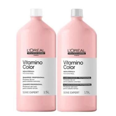 Imagem de Kit L'Oréal Professional  Sh + Cond Vitamino Color 1,5l - LOREAL