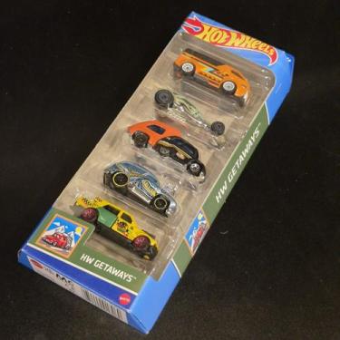 Imagem de Hot Wheels Pack 5 Carrinhos do Desenho Let's Race Netflix 1:64 Origina