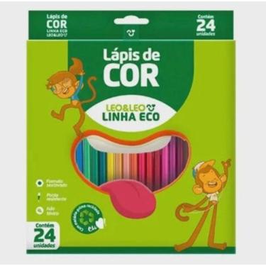 Imagem de Lápis de cor com 24 unidades - Leo&Leo