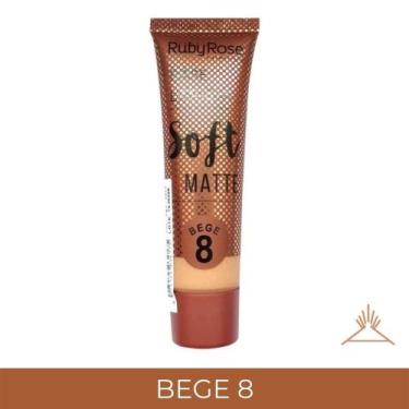 Imagem de Base liquida soft matte ruby rose bege 8