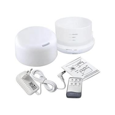 Imagem de 500ML Umidificador Difusor Aromatizador Luz LED De 7 Cores Com Control