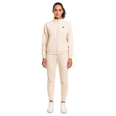 Imagem de Agasalho Feminino Fila 1221755 F-Box Plush, Creme, GG