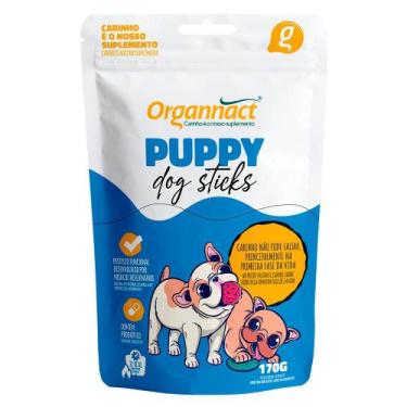Imagem de Petisco Funcional Organnact PuppyDog Sticks Cão Filhote 170G