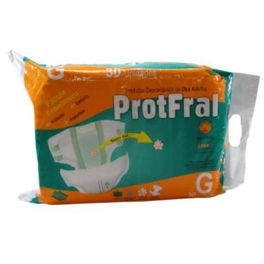 Imagem de Fralda geriátrica descartável  adulto protfral dia/noite - Protclean, 