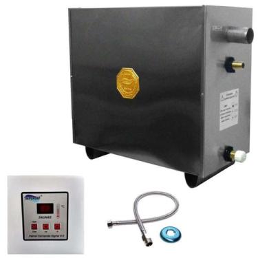 Imagem de Sauna Vapor Elétrica 27kw Inox - Comando Digital Impercap - 220v Trifá