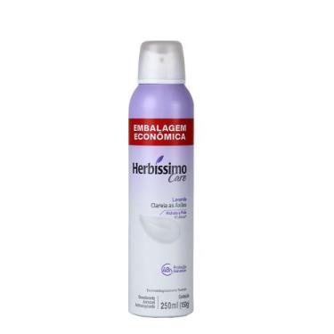 Imagem de Desodorante Antitranspirante Aerosol Herbíssimo Care Lavanda Clareador