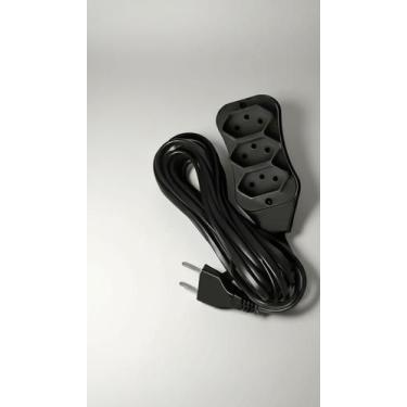 Imagem de Extensão Elétrica 5m 3 Tomadas Bivolt Tripolar - Congratulations Store