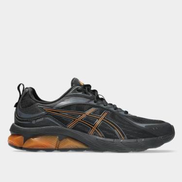 Imagem de Tênis Asics Gel-Quantum 180 VIII, Preto, Laranja, 41