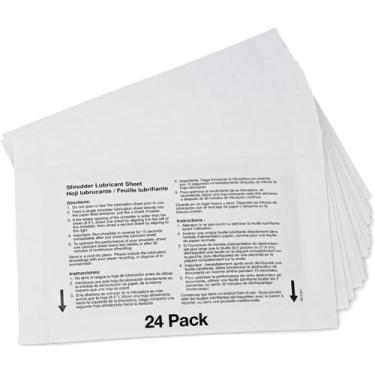 Imagem de Folhas Lubrificantes para Destruidora de Papel VidaTeco - Pacote com 2