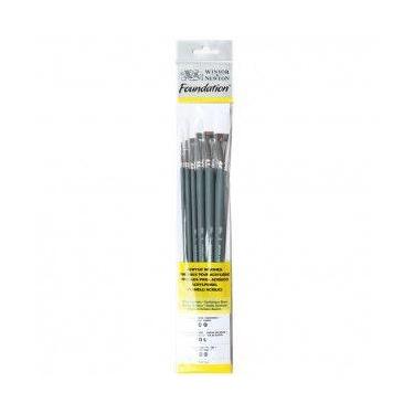 Imagem de Pincéis Winsor & Newton Foundation 06 Unidades 5295008 - WINSOR NEWTON