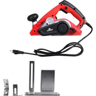 Imagem de Plaina Elétrica Worker 900W 82MM com Sistema de Regulagem de Corte Até 3MM e Coleta de Pó 220V