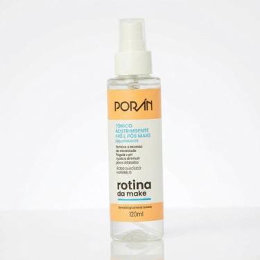 Imagem de Tônico Astringente Facial Poran Pré e Pós Make 120ml Controle de Oleos