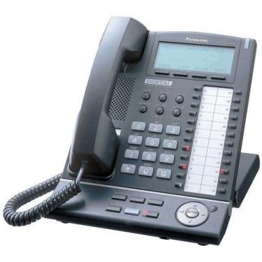 Imagem de Telefone fixo Panasonic KX-T7636 com viva-voz de 24 botões