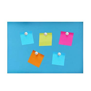 Imagem de Painel Mural de Fotos e Recados 40x60 cm + 12 Imãs azul