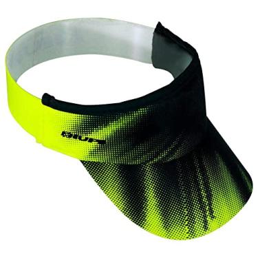 Imagem de Viseira para Corrida Hupi Tuna Amarelo Neon e Preto, Cor: Amarelo