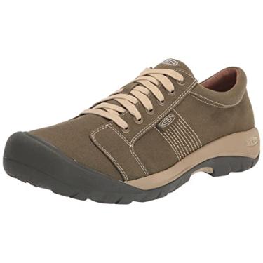Imagem de KEEN Austin Canvas Oxford masculino, Oliva Militar/Safári, 8.5