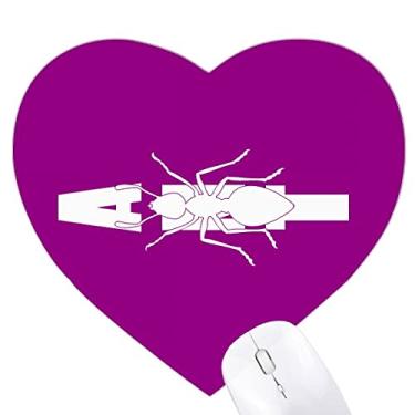 Imagem de Mousepad Inseto Barm Fears Animais Formigas Coração Tapete de Borracha Jogo Escritório