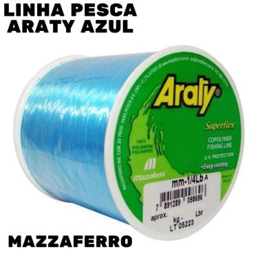 Imagem de Linha Monofilamento Araty Superflex Azul Mazzaferro 0,30mm