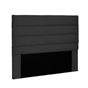Imagem de Cabeceira La Italiana Para Cama Box Casal 140 Cm Suede - D`rossi Cor Preto