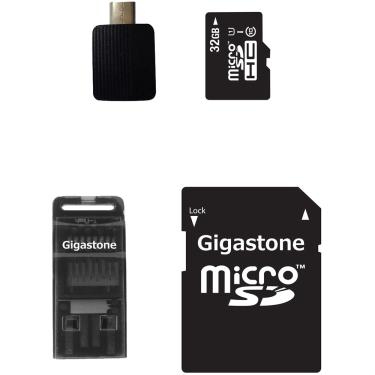 Imagem de Cartão de memória Micro SDHC 32GB + Kit Conectividade 4 em 1 classe 10 - Gigastone