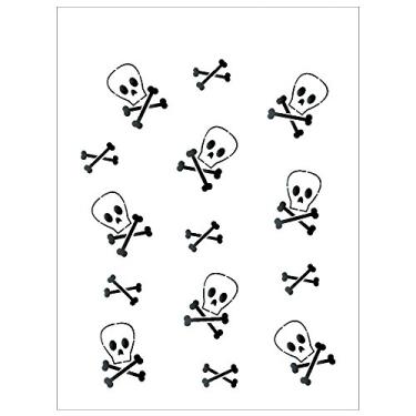 Imagem de Stencil de Acetato para Pintura OPA 15 x 20 cm - 1145 Estamparia Caveiras