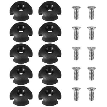 Imagem de Wemay 10pcs Guia da linha de convés com fenda redonda acessórios para barco de canoa caiaque